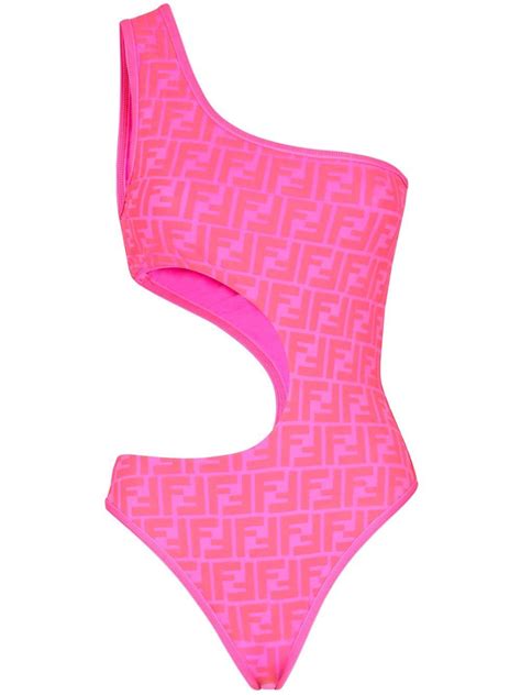 fendi one piece swimsuit pink|fendi bikini dupe.